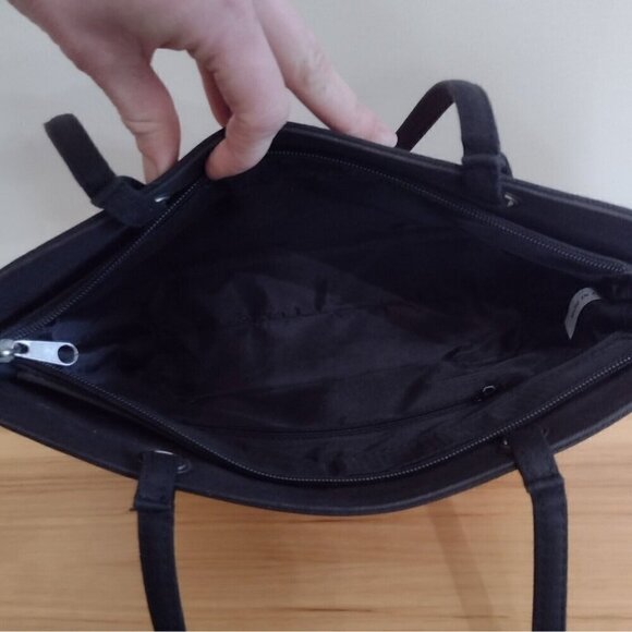 Florida University Gators Orange Black Canvas Tote Shoulder Bag Football - Picture 7 of 10